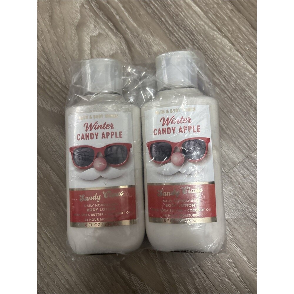 2 Pack-BATH & BODY WORKS / WINTER CANDY APPLE / NOURISHING BODY LOTION